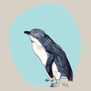 Little Blue Penguin Tee - AS Colour Kids Classic T shirt Design