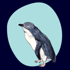 Little Blue Penguin Tee - AS Colour Womens Mali Tee Design