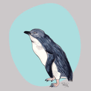 Little Blue Penguin Hoodies - AS Colour Mens Premium Hood Design