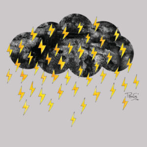Thundercloud Sweatshirt - AS Colour Womens Premium Crew Design