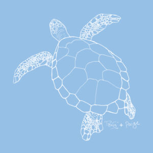 Nature’s Mariner - Turtle tee - AS Colour Womens Maple Tee Design