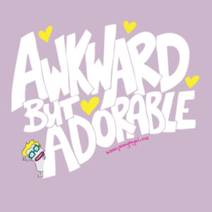 Awkward but Adorable - Cloke Mens Origin Hoodie Design