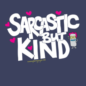 Sarcastic but Kind - Cloke Mens Outline Tee Design