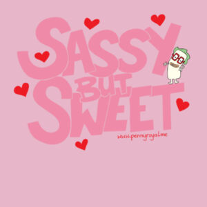 Sassy but Sweet - Cloke Womens Silhouette Tee Design