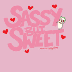 Sassy but Sweet - Cloke Kids Outline Tee Design