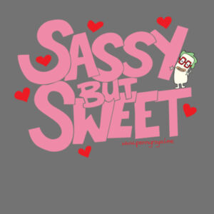 Sassy but Sweet - Cloke Mens Outline Tee Design