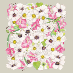 Uncommon NZ Native Flowers - Cloke Womens Origin Hoodie Design