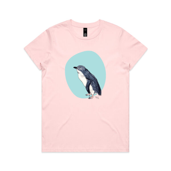 Little Blue Penguin Tee - AS Colour Womens Maple Tee Thumbnail