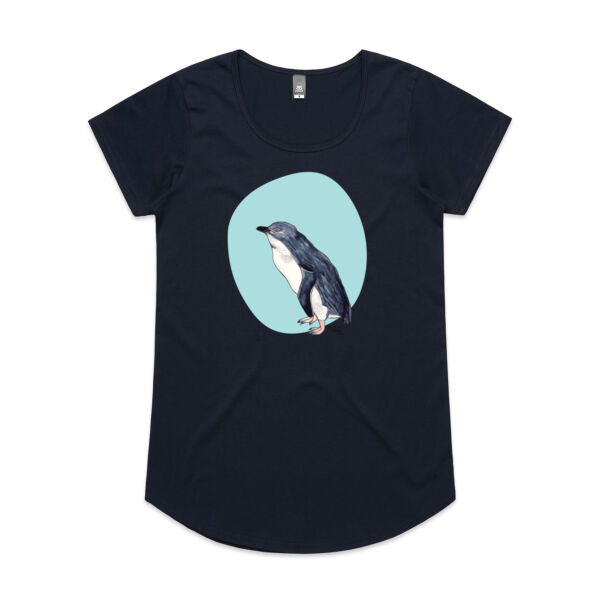 Little Blue Penguin Tee - AS Colour Womens Mali Tee Thumbnail