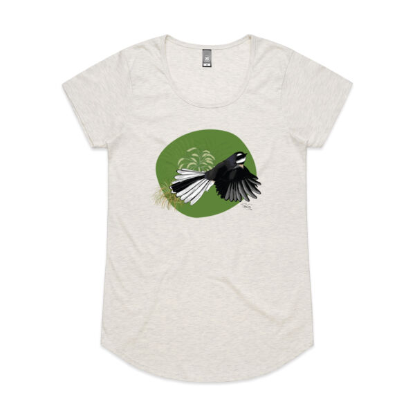 Fantail / Piwakawaka tee - AS Colour Womens Mali Tee Thumbnail
