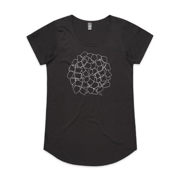 Hydrangea Outline tee - AS Colour Womens Mali Tee Thumbnail