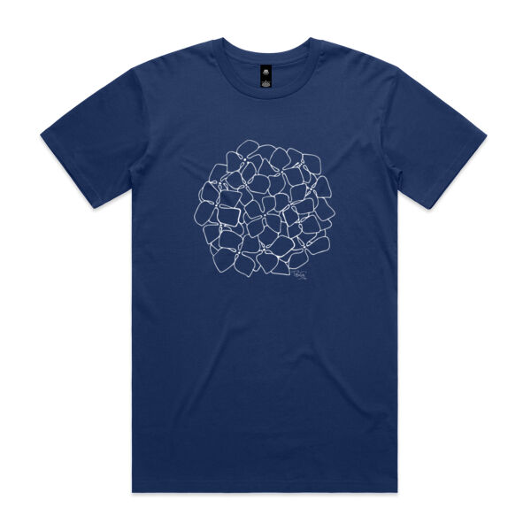 Hydrangea Outline tee - AS Colour Mens Staple T shirt Thumbnail