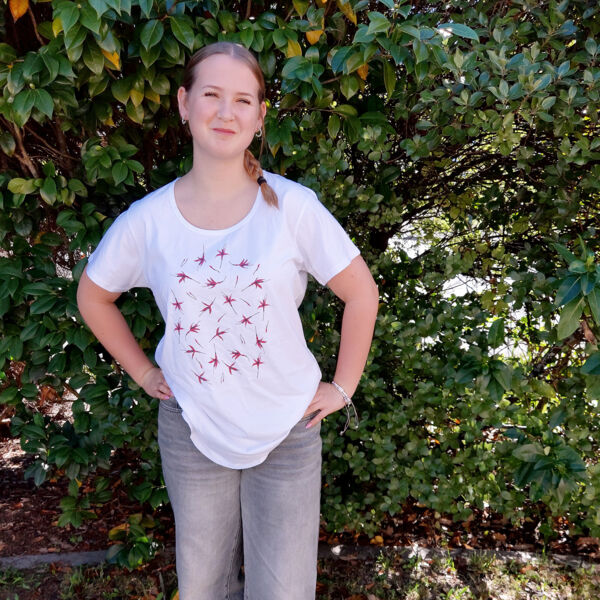 Fuchsia Scatter tee - AS Colour Womens Mali Tee Thumbnail