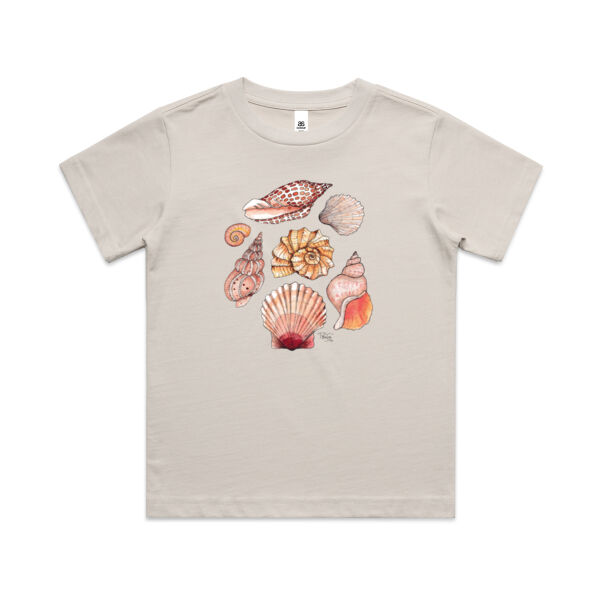 Seashells tee - AS Colour Kids Classic T shirt Thumbnail