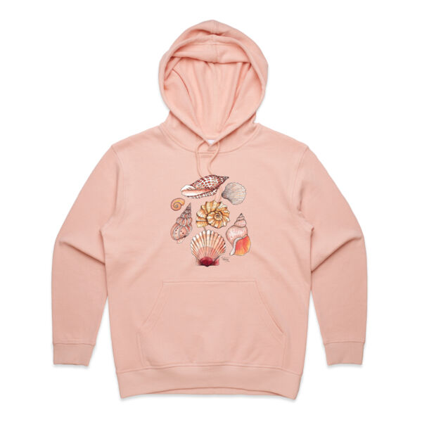 Seashells Hoodie - AS Colour Womens Premium Hood Thumbnail