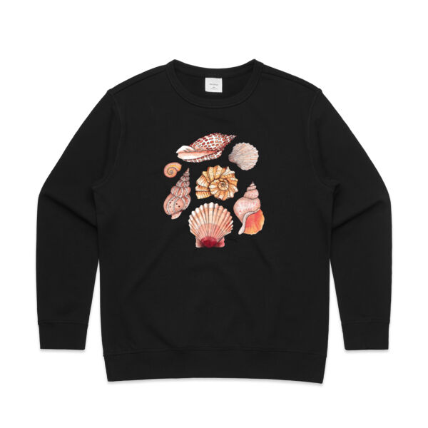 Seashells Sweatshirt - AS Colour Womens Premium Crew Thumbnail