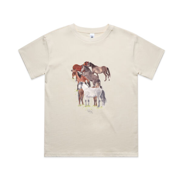 Wild Kaimanawas Charity Tee - AS Colour Kids Classic T shirt Thumbnail