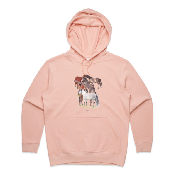 Wild Kaimanawas Charity Hoodie - AS Colour Womens Premium Hood Thumbnail