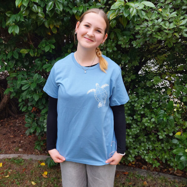 Nature’s Mariner - Turtle tee - AS Colour Womens Maple Tee Thumbnail