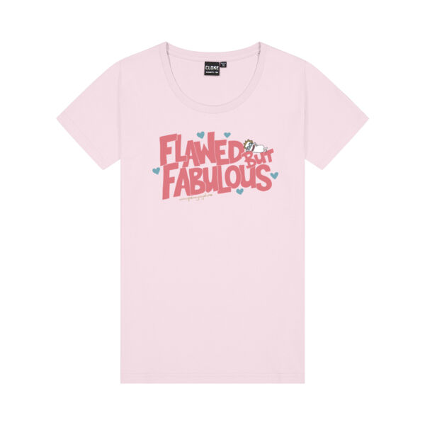 Flawed but Fabulous - Cloke Womens Silhouette Tee Thumbnail
