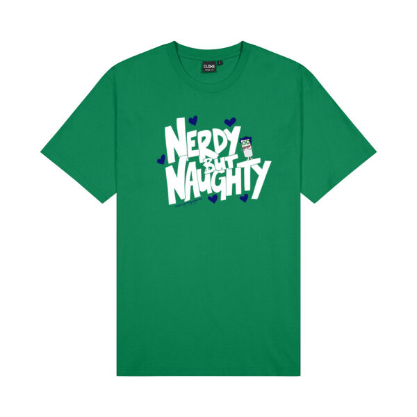 Nerdy but Naughty - Cloke Mens Outline Tee Thumbnail