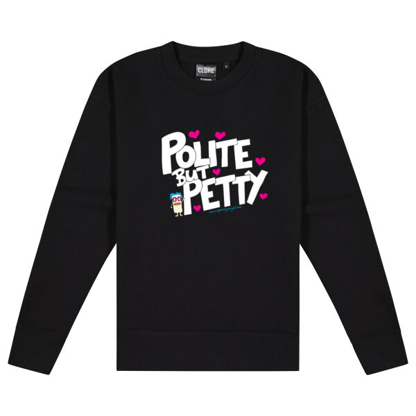 Polite but Petty - Cloke Women's Standard Crew Neck Sweat Thumbnail