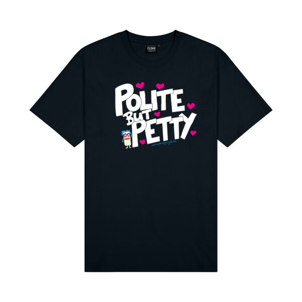 Polite but Petty - Cloke Mens Outline Tee Thumbnail