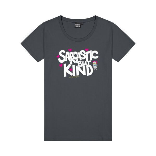 Sarcastic but Kind - Cloke Womens Silhouette Tee Thumbnail