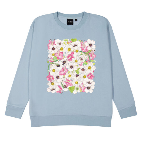 Uncommon NZ Native Flowers - Cloke Women's Standard Crew Neck Sweat Thumbnail