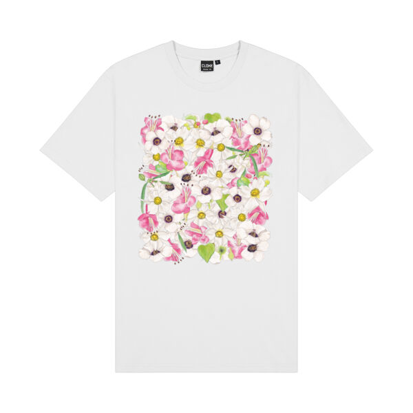 Uncommon NZ Native Flowers - Cloke Mens Outline Tee Thumbnail